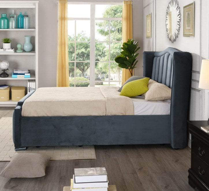 Clare Gas-Lift Bed - Grey