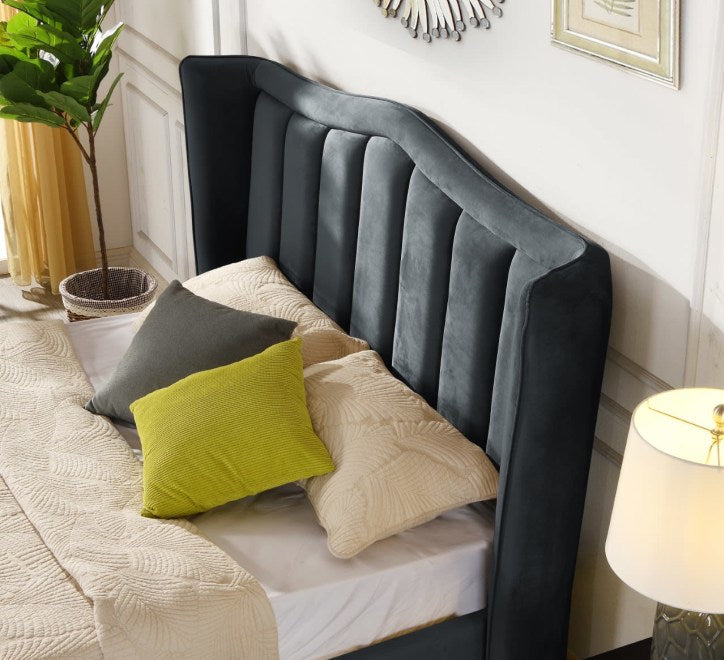 Clare Gas-Lift Bed - Grey