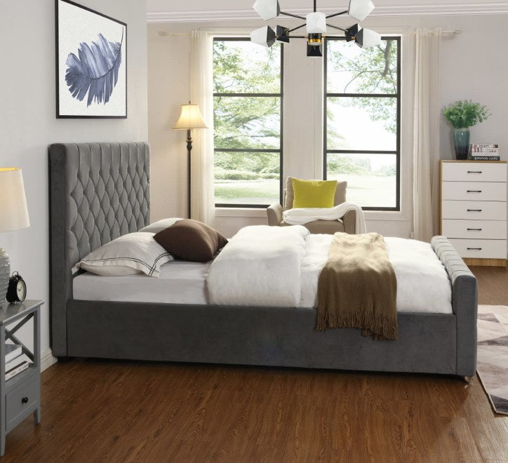 Galway Bed - Grey