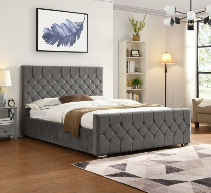Galway Bed - Grey