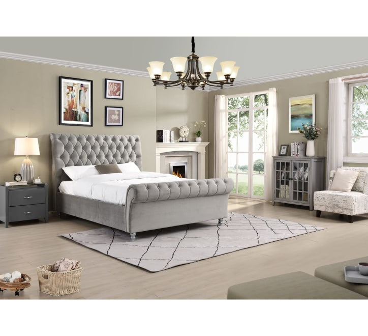 Kilkenny Bed - Silver
