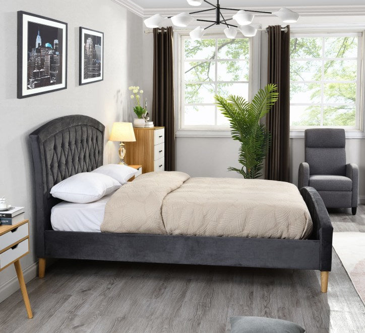 Kingston Bed - Grey