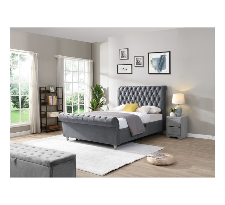 New Kilkenny Side Gas-Lift Bed - Grey