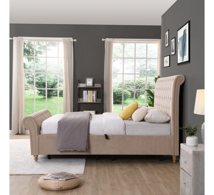 New Kilkenny Side Gas-Lift Bed - Mink
