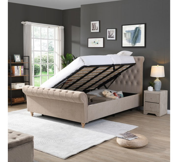 New Kilkenny Side Gas-Lift Bed - Mink