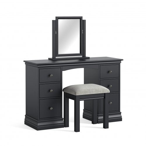 Bordeaux Large Dressing Table - Charcoal