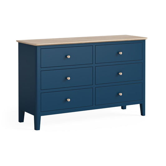 Marlow 6 Drawer Chest - Navy