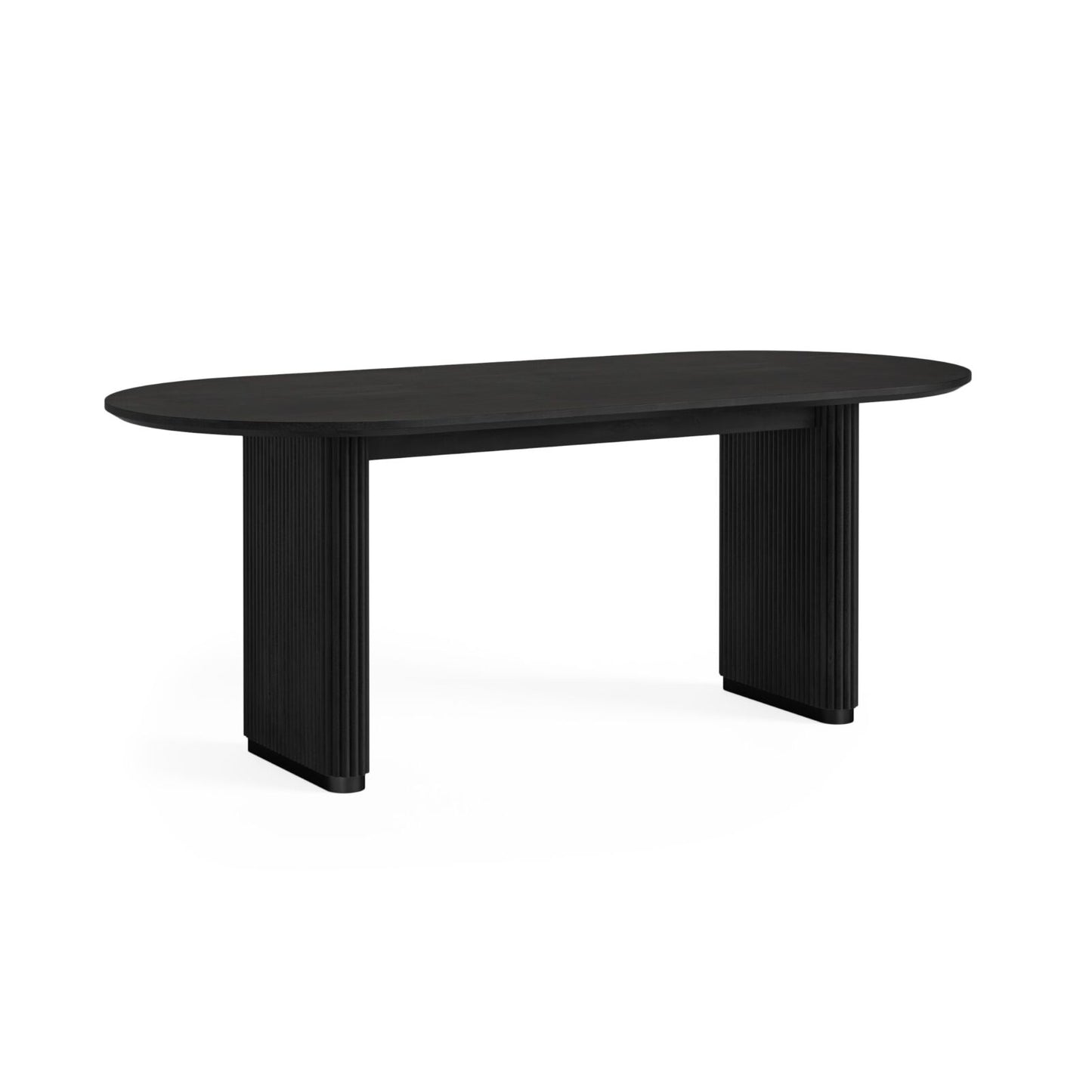 Lucas Oval Dining Table - Black