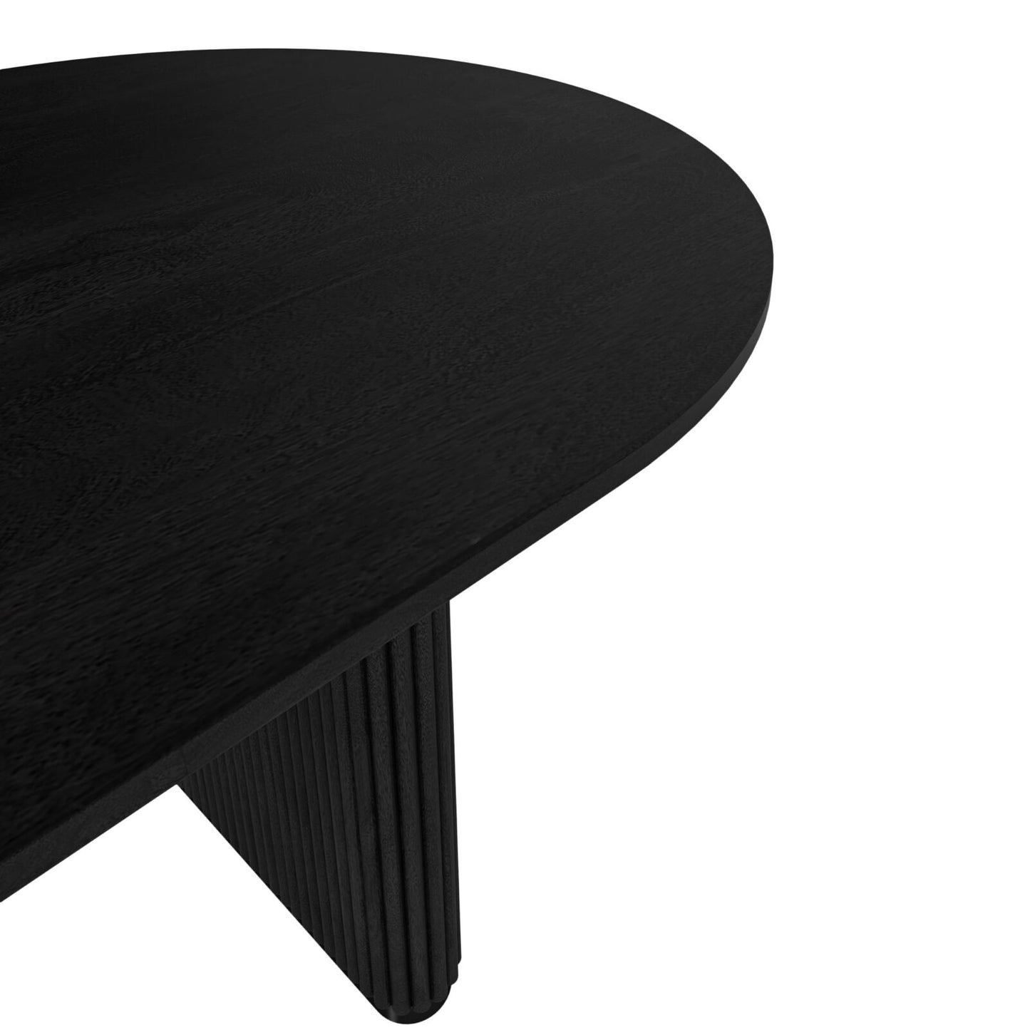 Lucas Oval Dining Table - Black