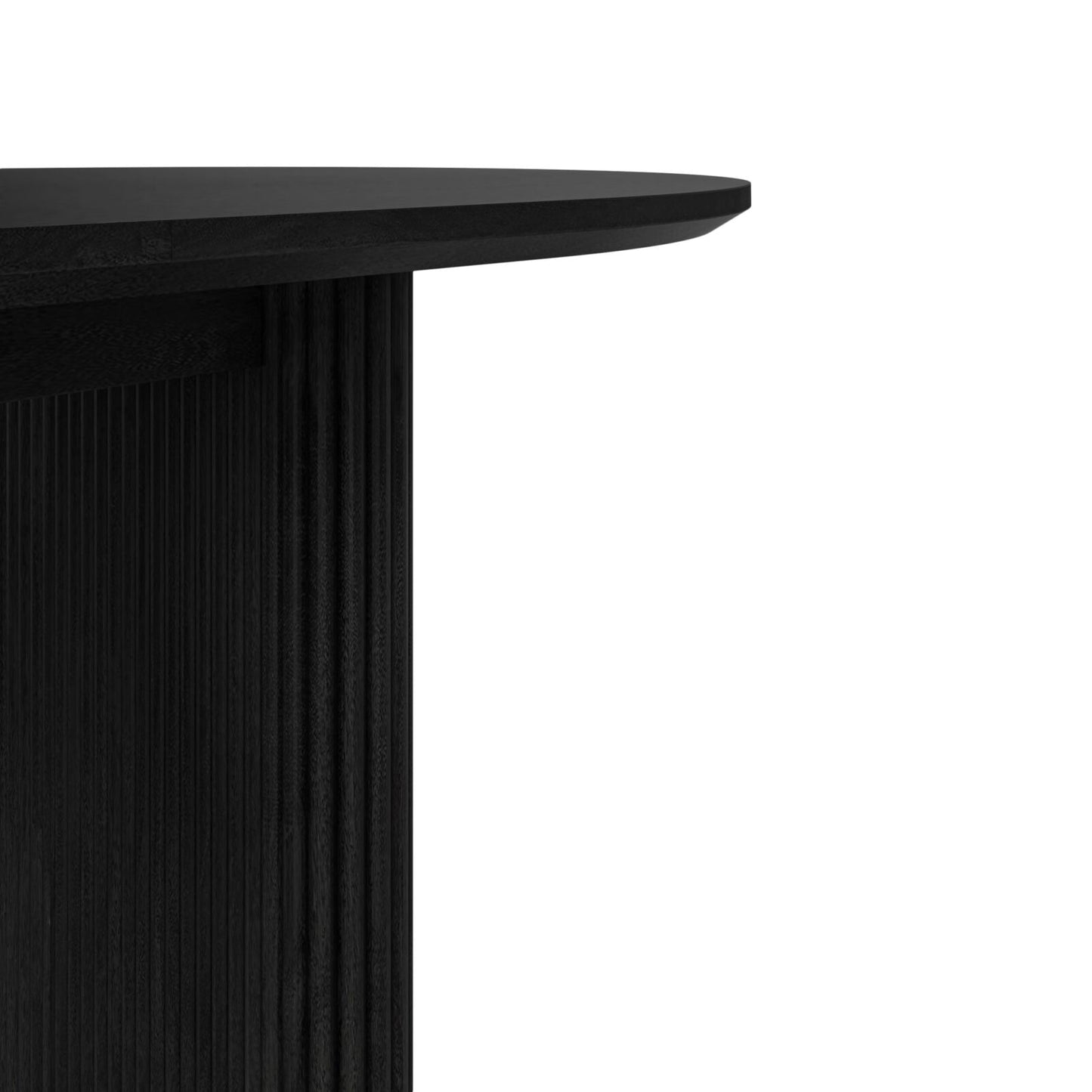 Lucas Oval Dining Table - Black