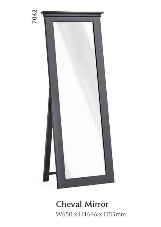 Bordeaux Cheval Mirrors - Charcoal