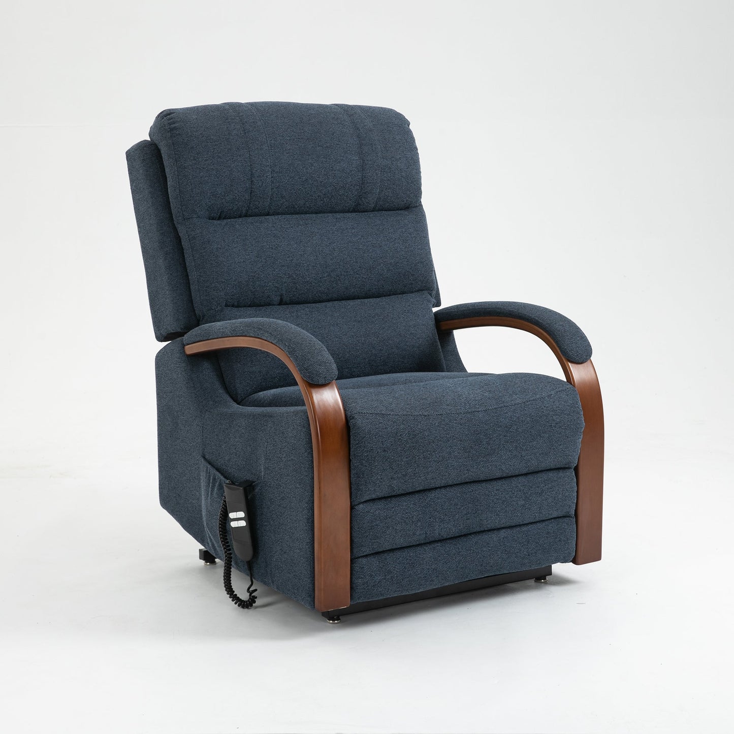 Eastborne Tilt & Lift Chair - Blue Fabric