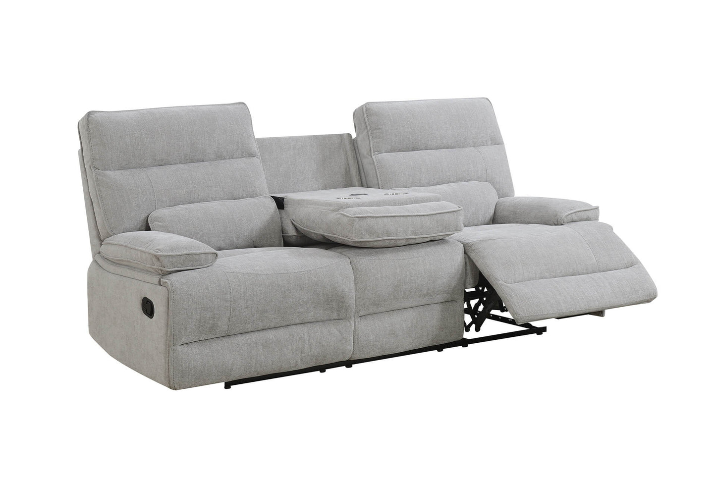 Eloise 3 Seater Manual Recliner - Grey