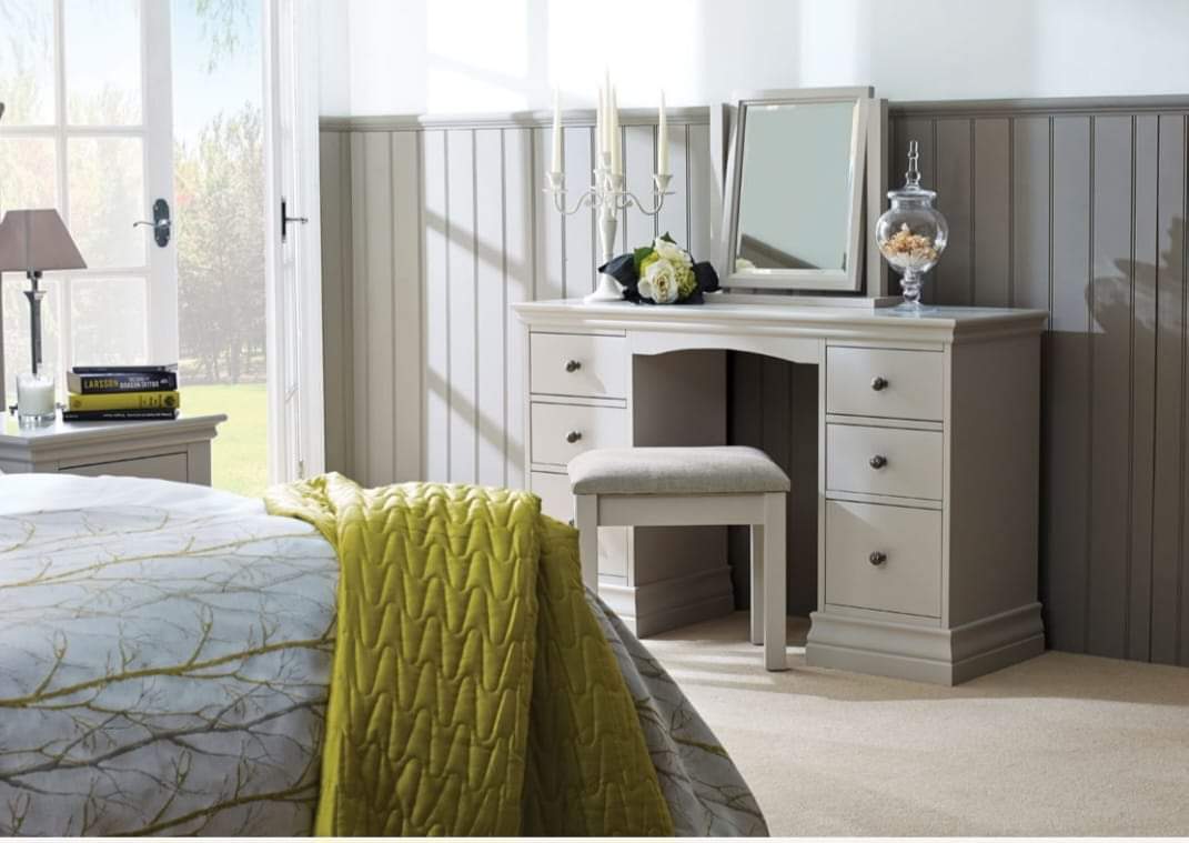Bordeaux Large Dressing Table - Grey