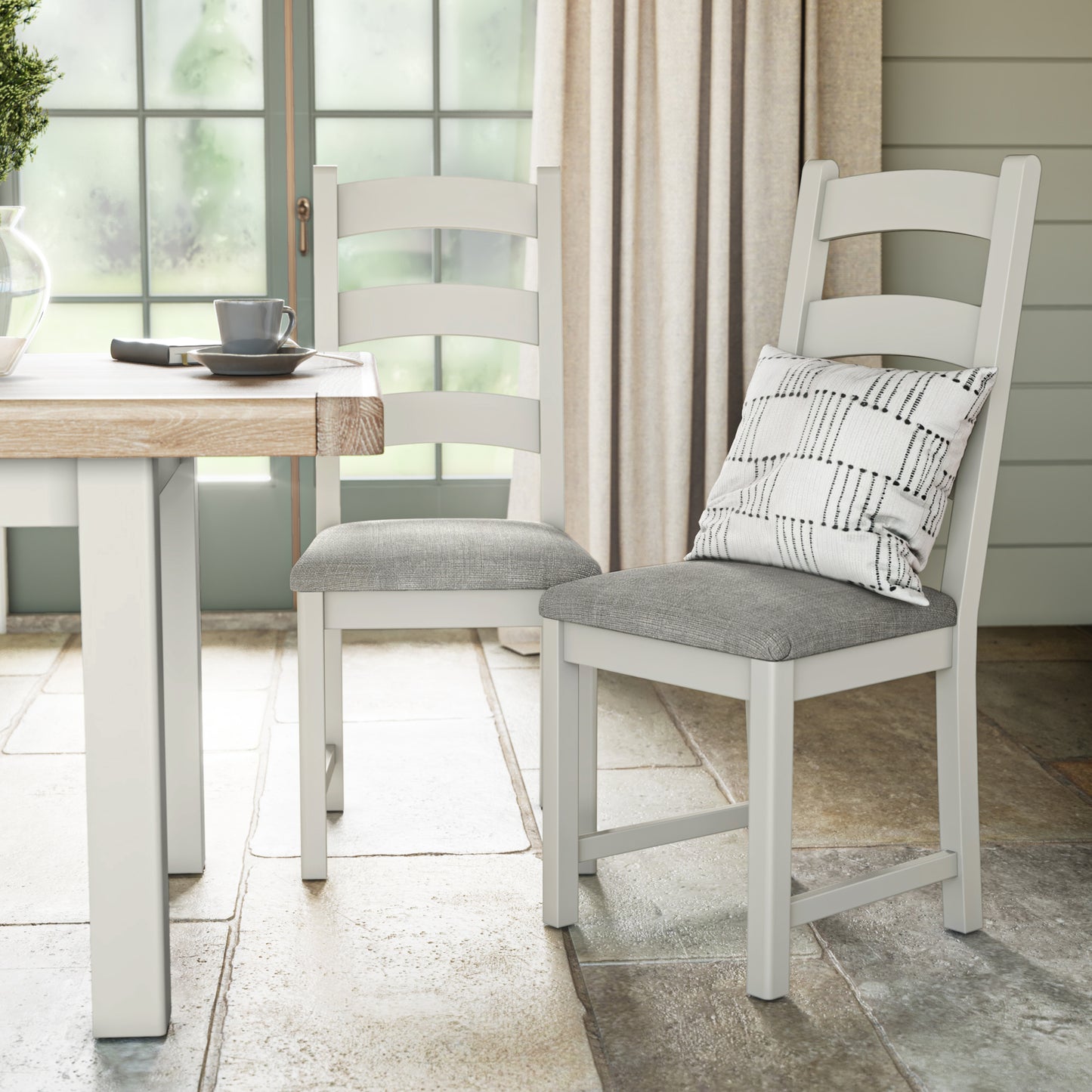 Salcombe Dining Chair - Stone
