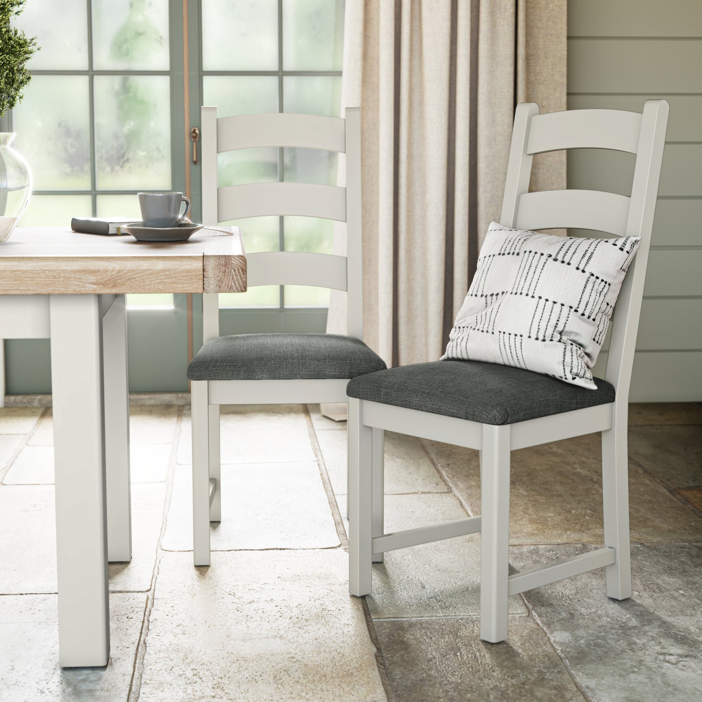 Salcombe Dining Chair - Stone