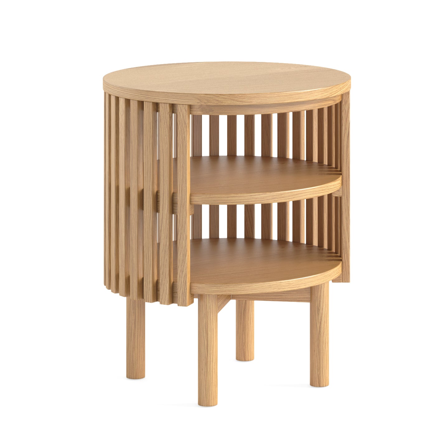 SOHO Open Side Table - Natural