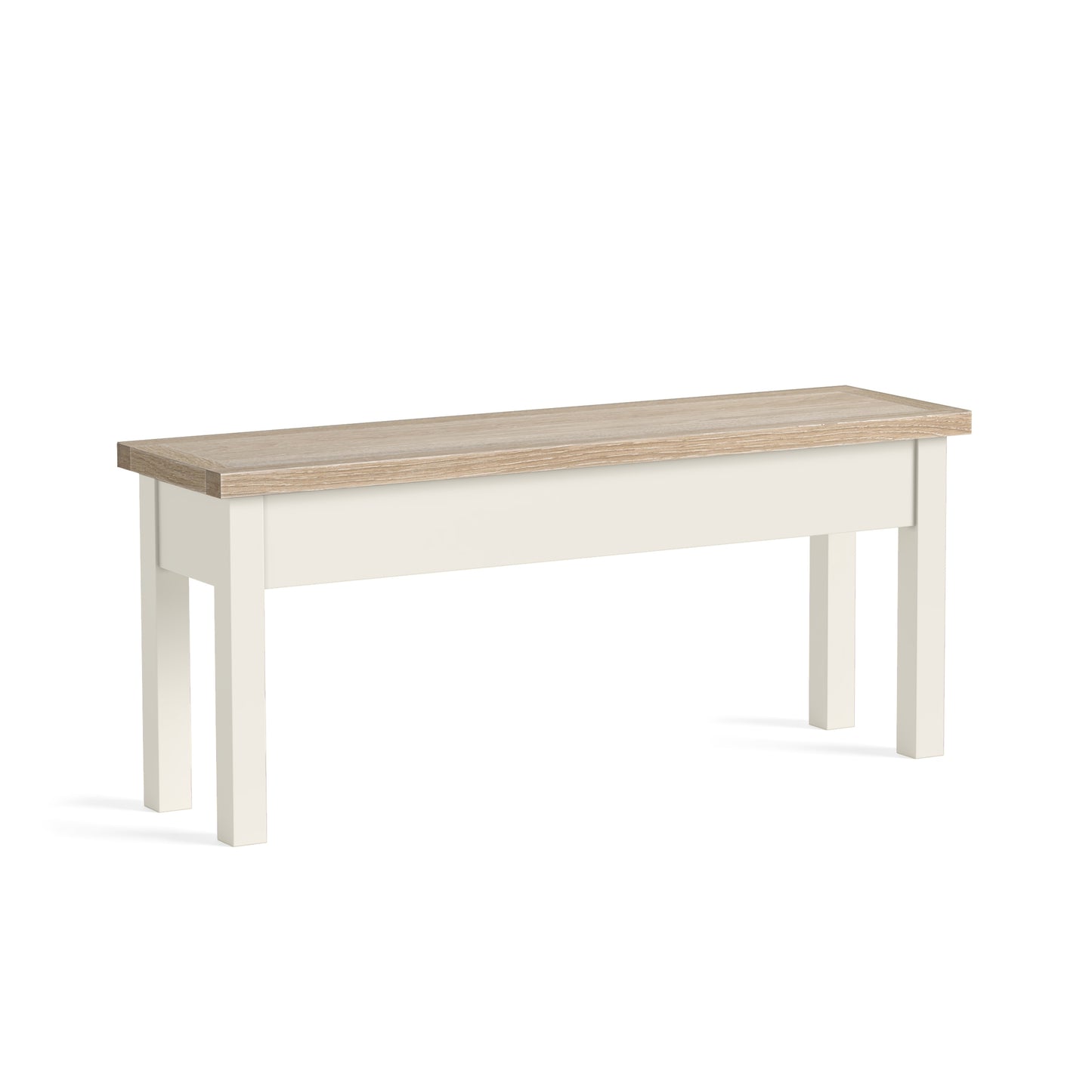 Shallow Storage Bench - Coconut