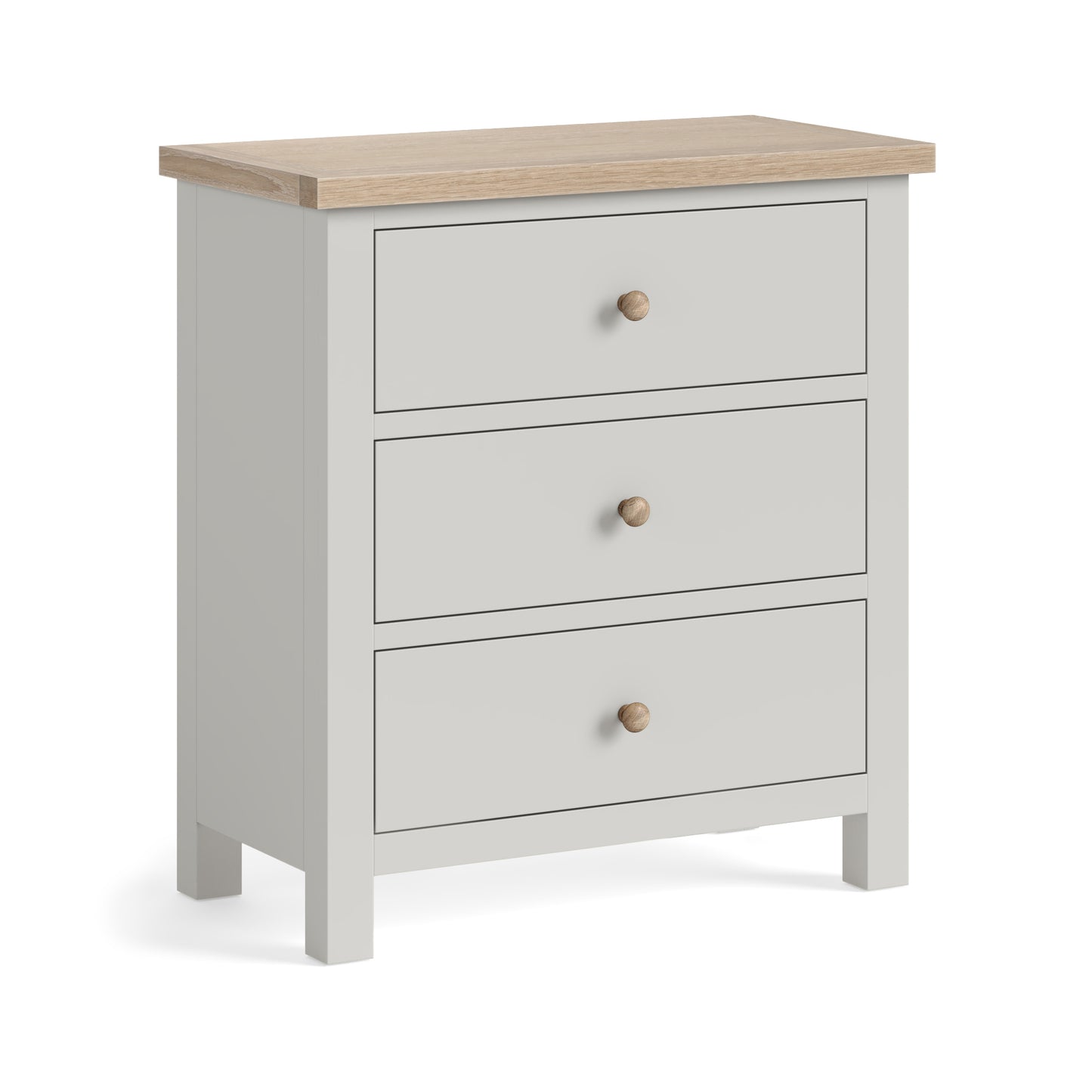 Modern Country 3 DRWR Chest - Grey