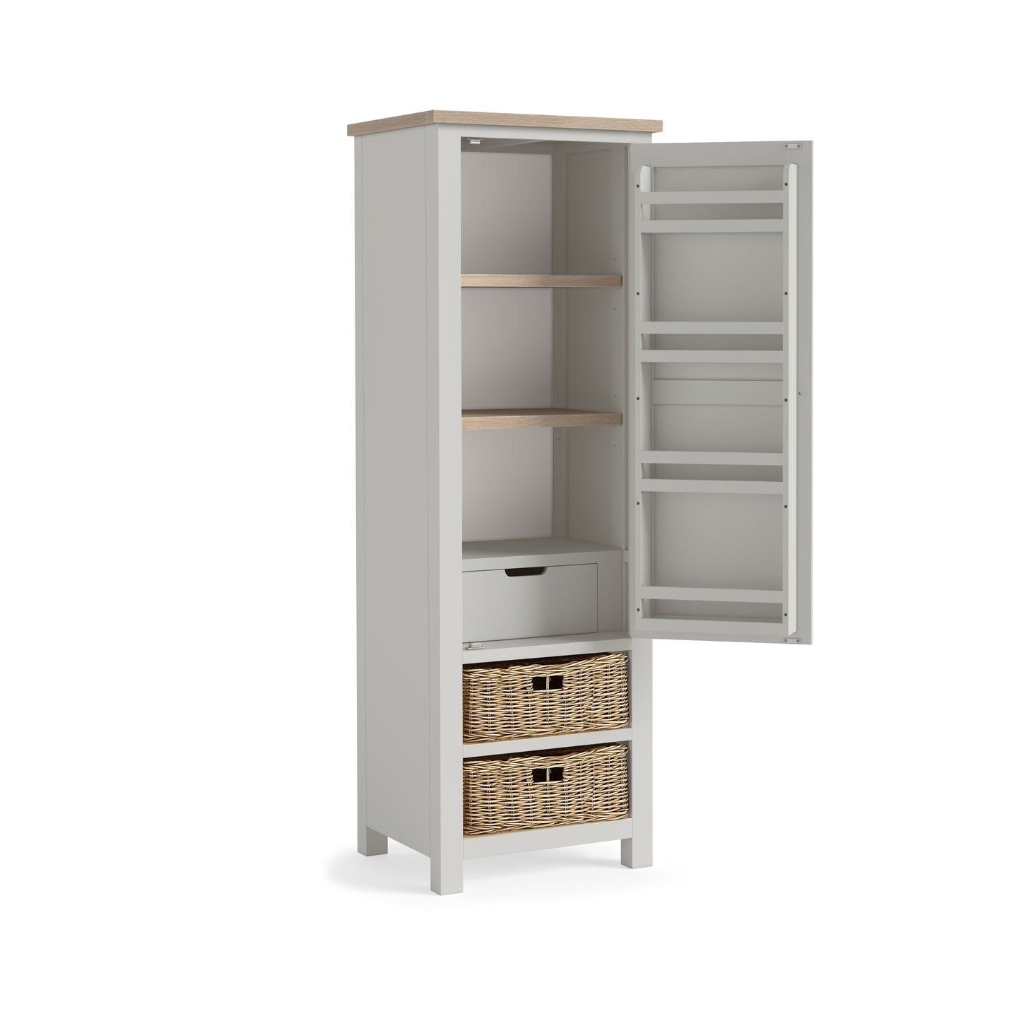 Modern Country Larder Unit - Grey