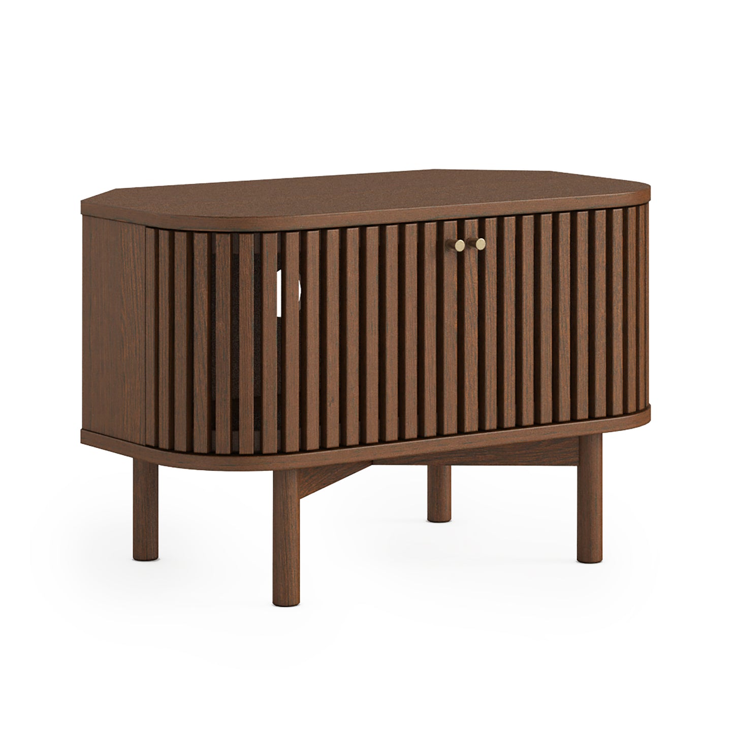 SOHO Corner TV Unit - Brown