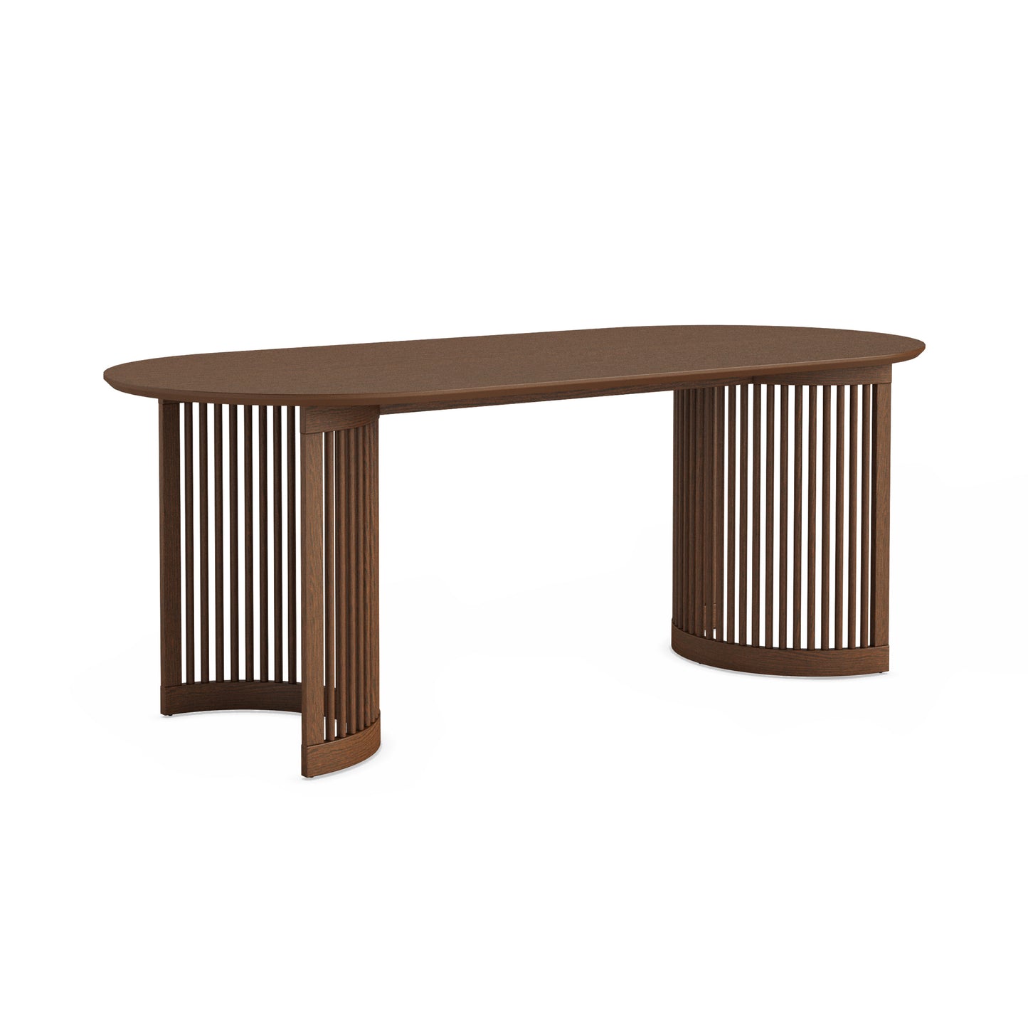 SOHO Oval Dining Table - Brown