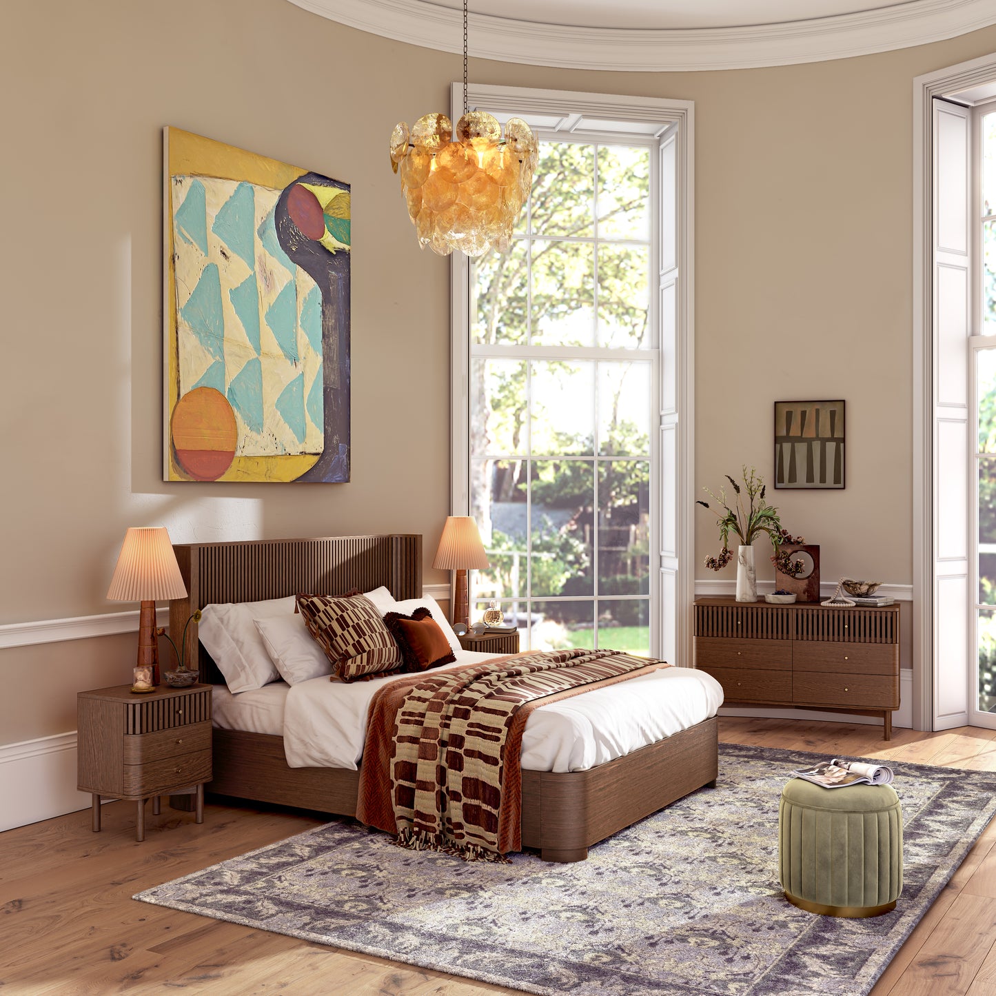 SOHO 4'6, 5' & 6' Beds - Brown