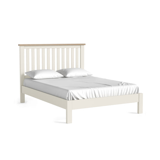 Modern Country 4'6 & 5' Beds - Coconut