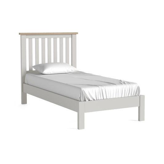 Modern Country 3' Single Bed - Grey