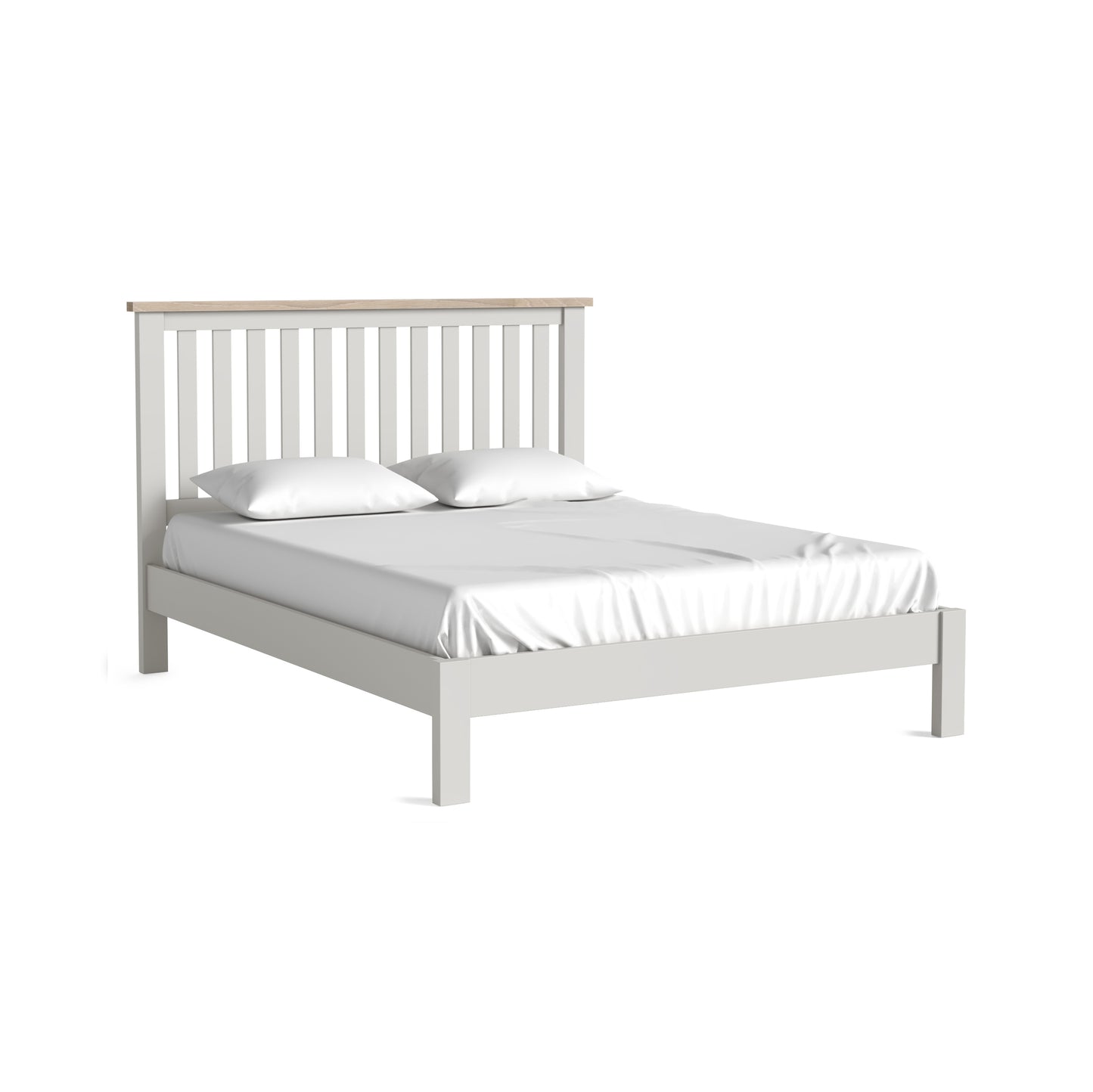 Modern Country 4'6 & 5' Beds - Grey