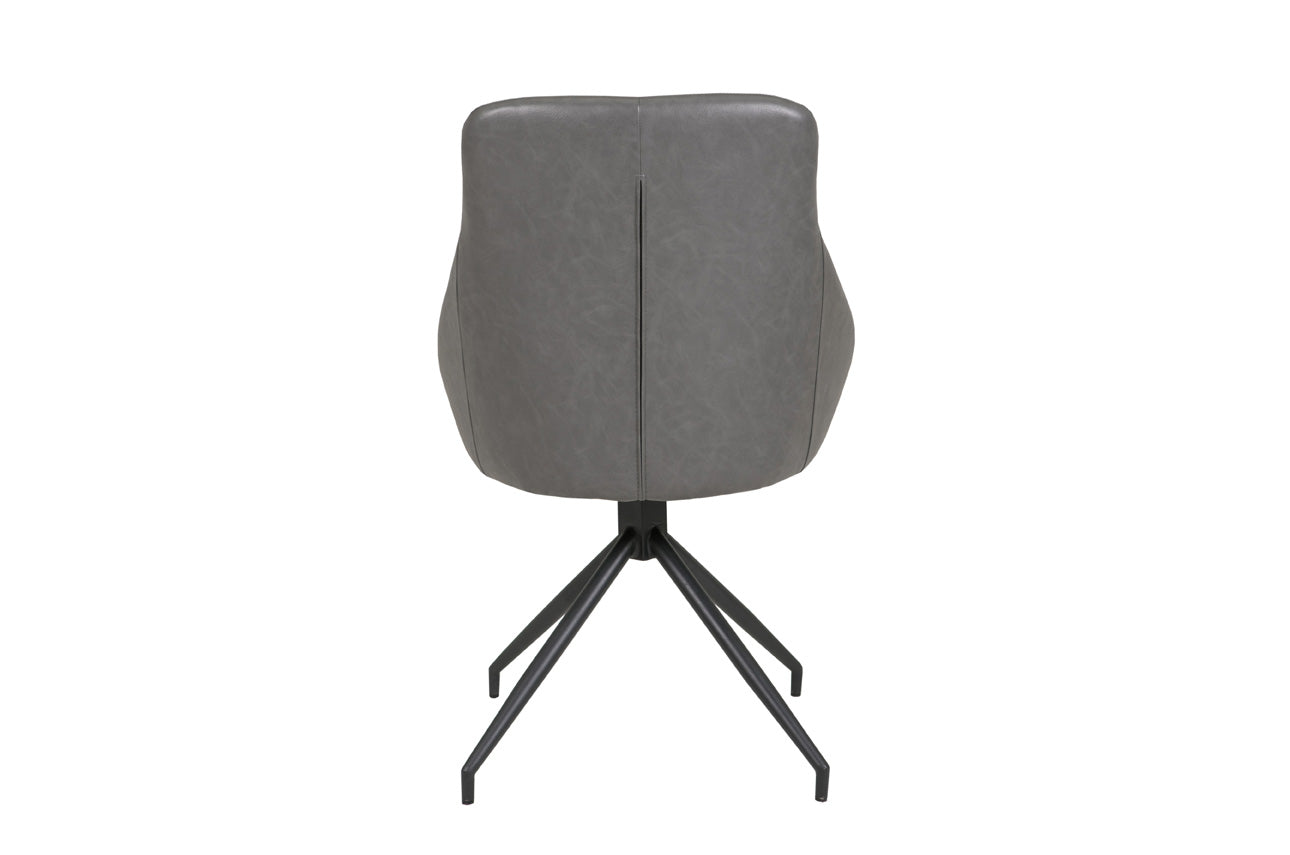 Hendrix Swivel Dining Chair GREY