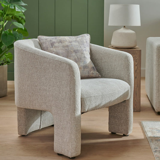 Stacey Accent Chair - Light Grey