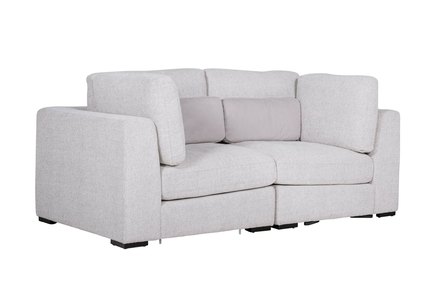 Stacey 2 Seater - Light Grey