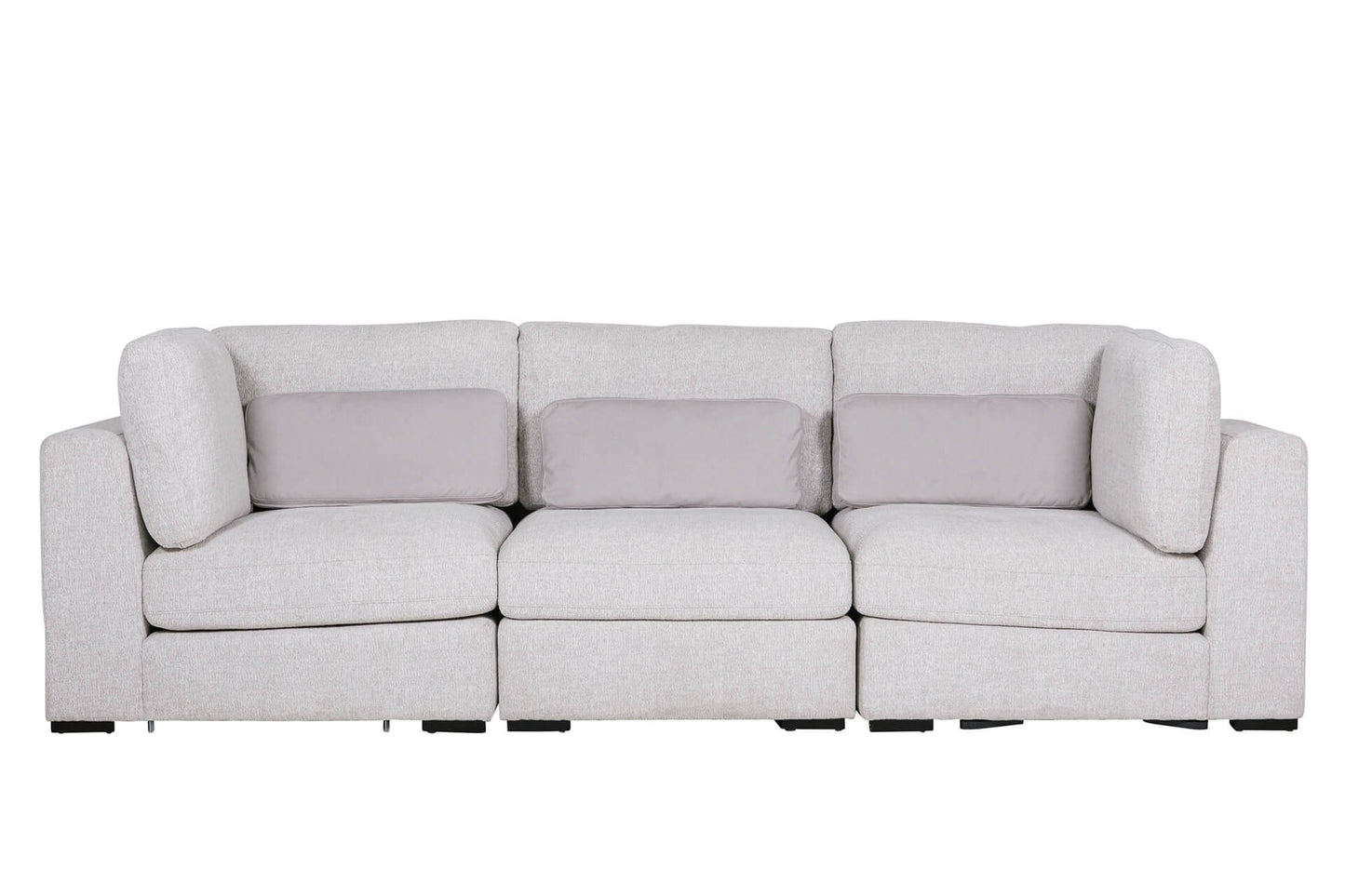 Stacey 3 Seater - Light Grey