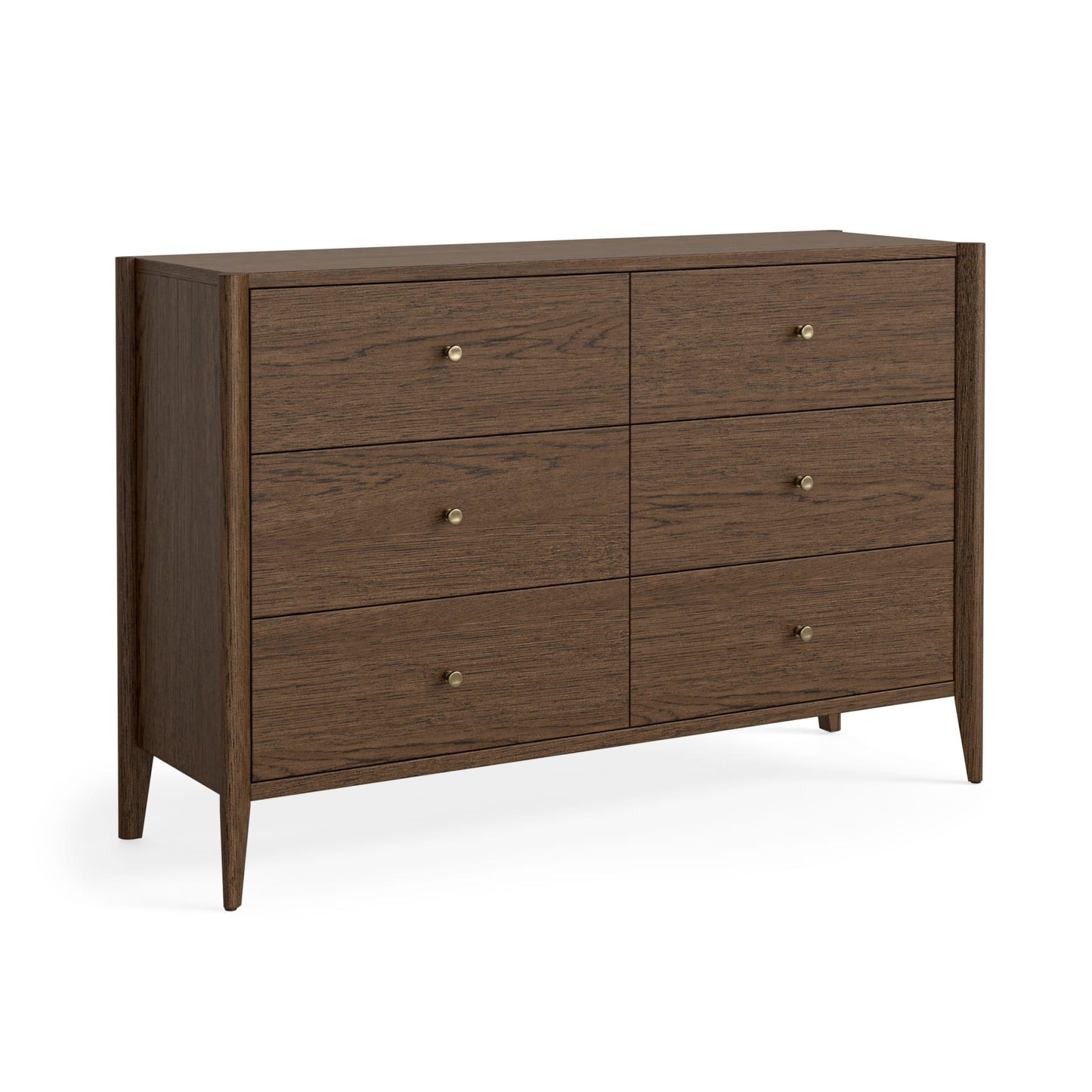 Paris 6 DRWR Wide Chest - Brown