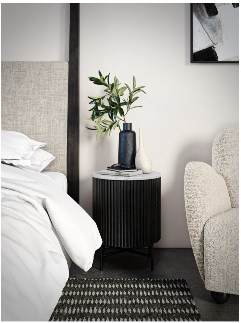 Lucas Side Table With Door
