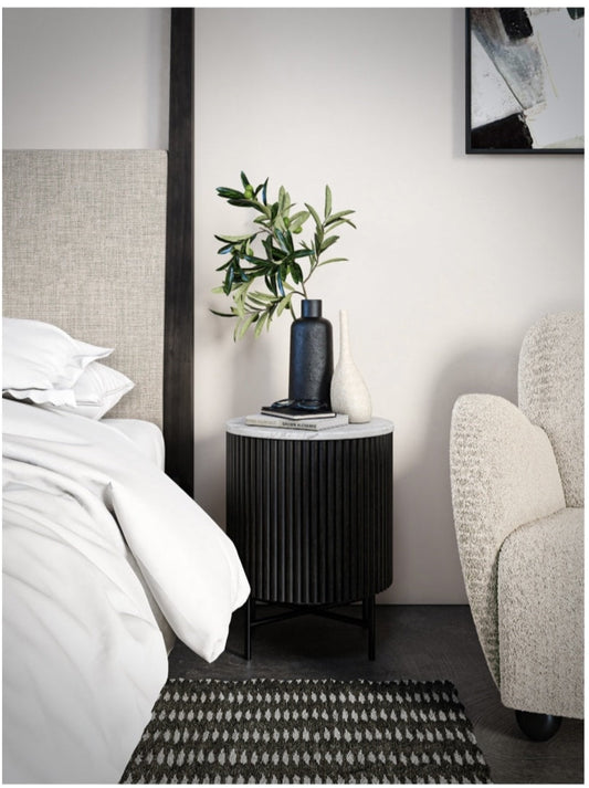 Lucas Side Table With Door