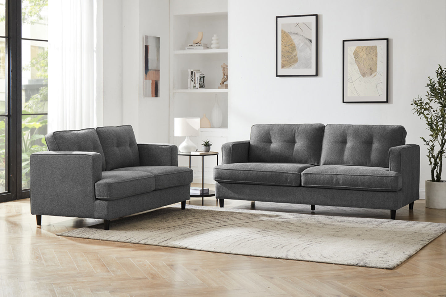 Juniper 2 Seater - Grey