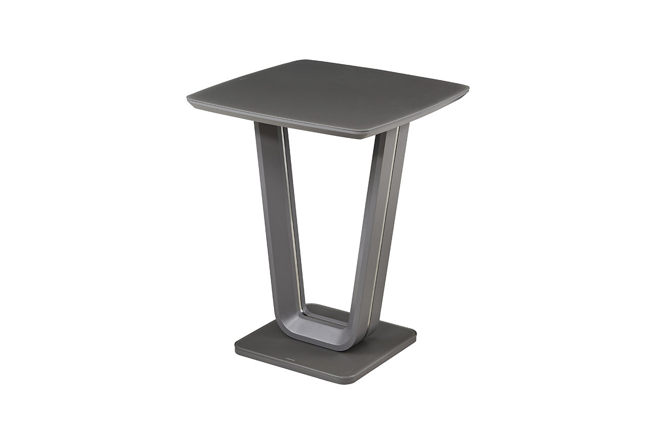 Lazzaro Bar Table - Graphite Grey
