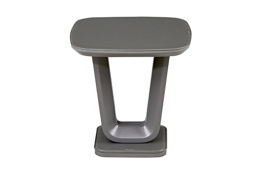Lazzaro Lamp Table - Graphite Grey