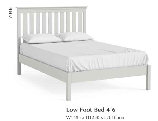 Bordeaux 4'6, 5' & 6' Beds - Grey
