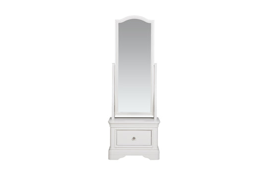 Mabel Cheval Mirror - White