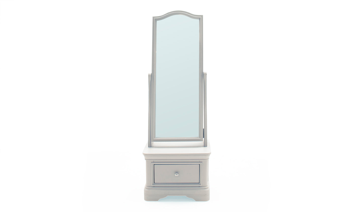 Mabel Cheval Mirror - Taupe
