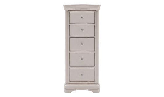 Mabel 5 Drawer Chest - Taupe