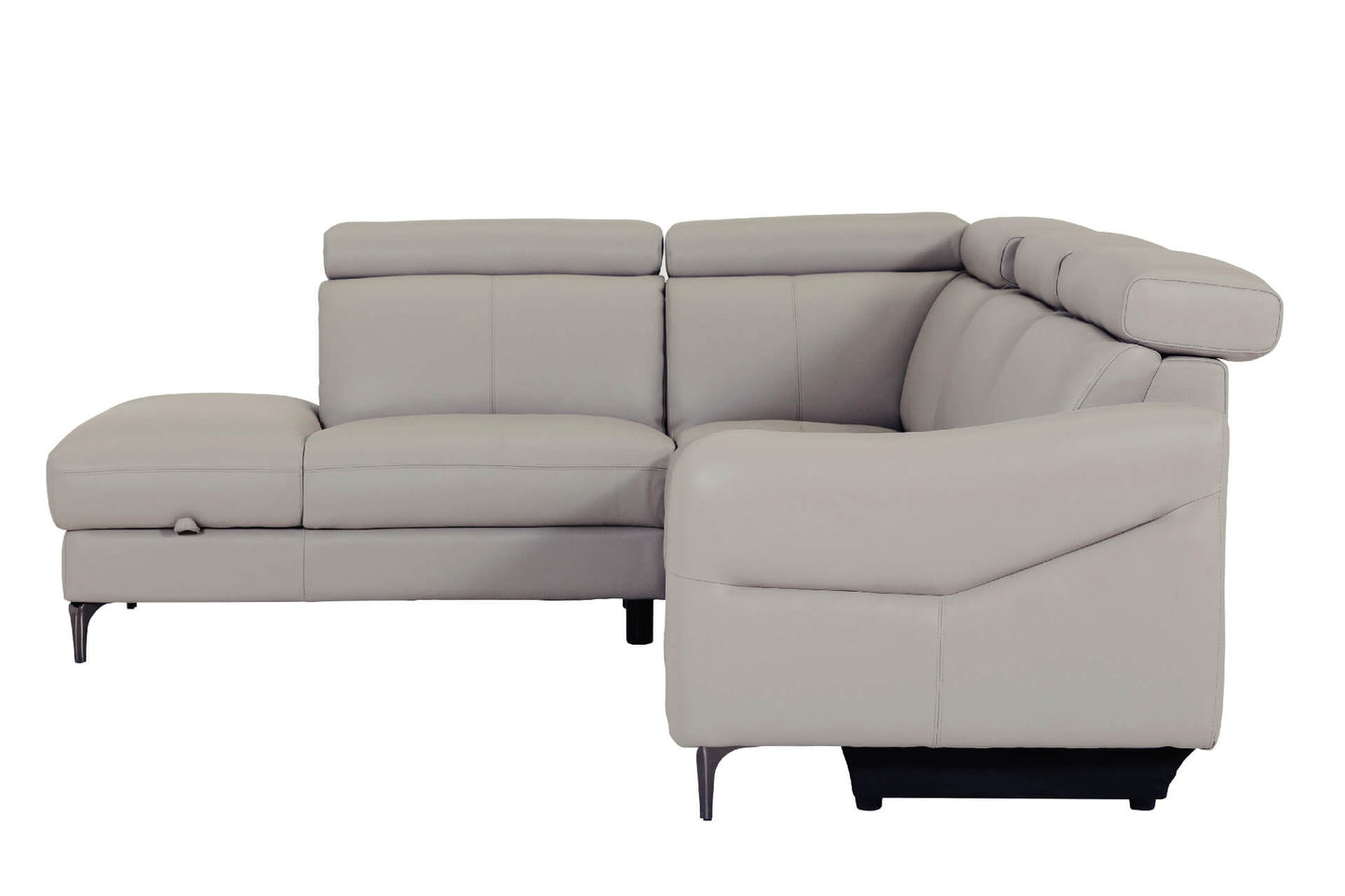 Nico Corner Group Electric Recliner - Stone