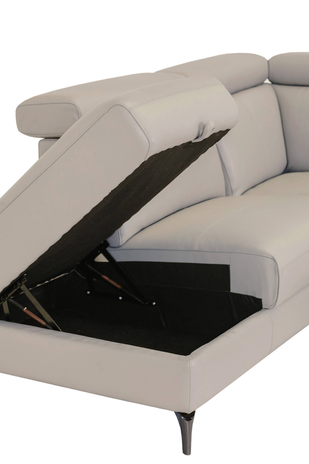 Nico Corner Group Electric Recliner - Stone