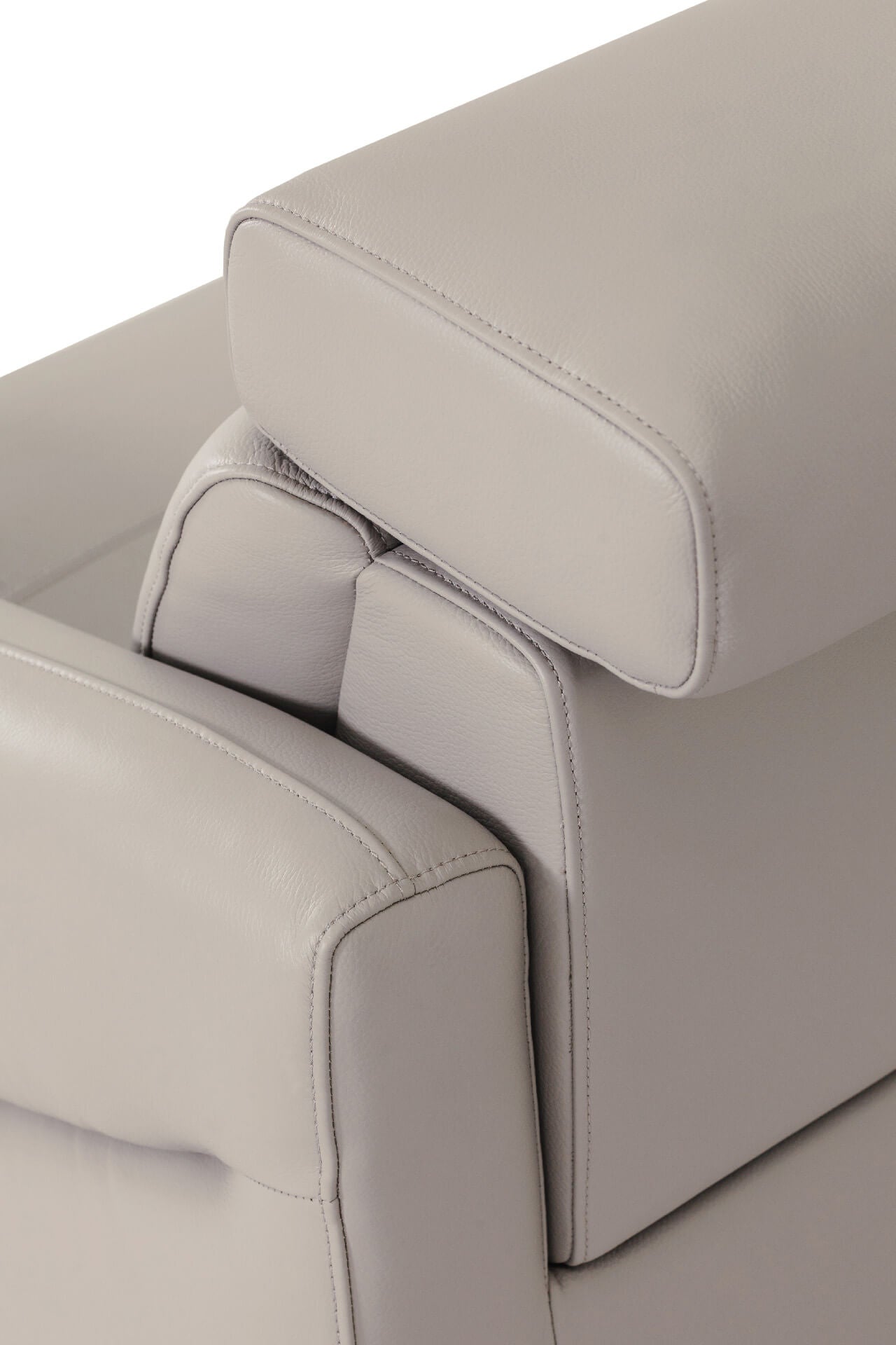 Nico Corner Group Electric Recliner - Stone