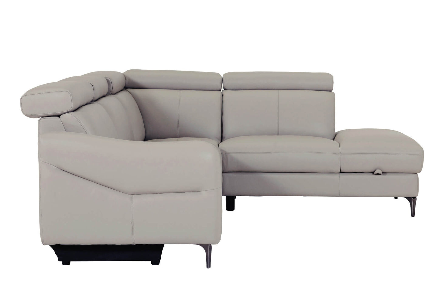 Nico Corner Group Electric Recliner - Stone