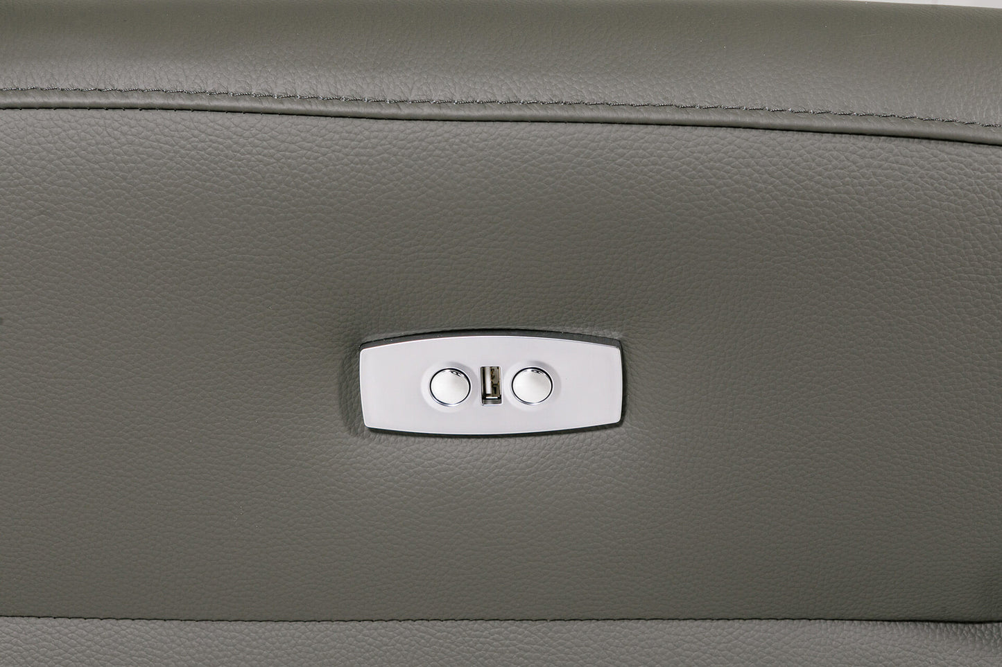 Russo 3 Seater Electric Recliner - Ash Leather