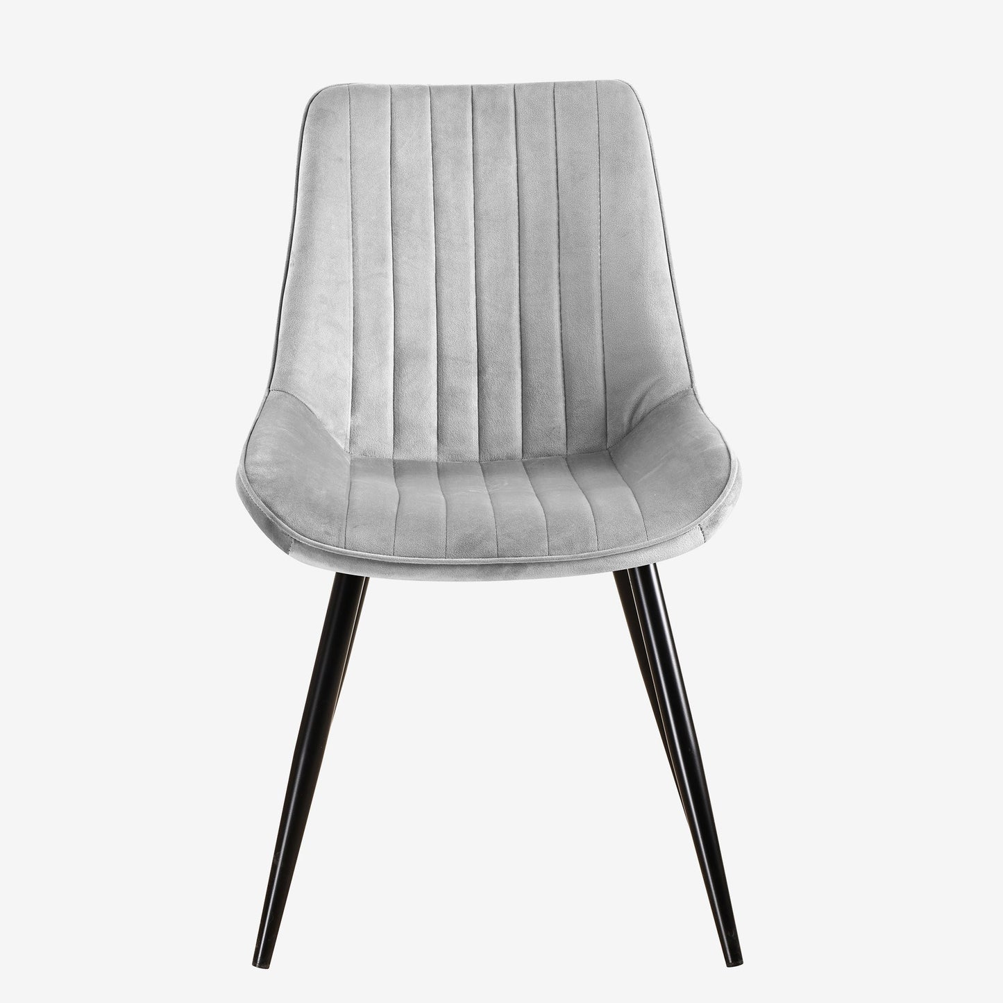 Rosa Dining Chair - Grey Velvet